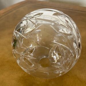Amazing Clear Crystal Orb Ball with Vine Leaf Accents Tiffany & Co ?